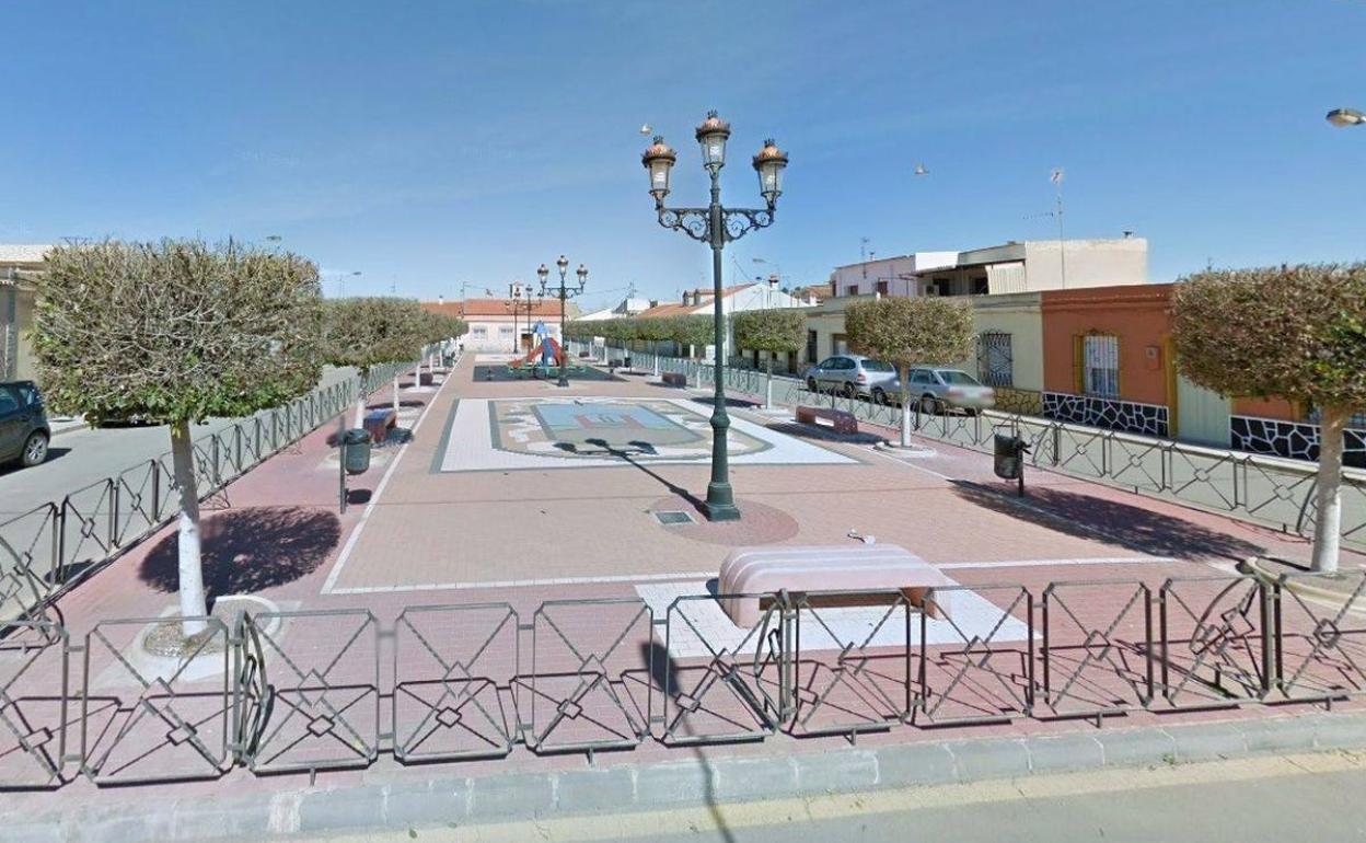 Plaza de San Pedro de Pozo Estrecho, en Cartagena