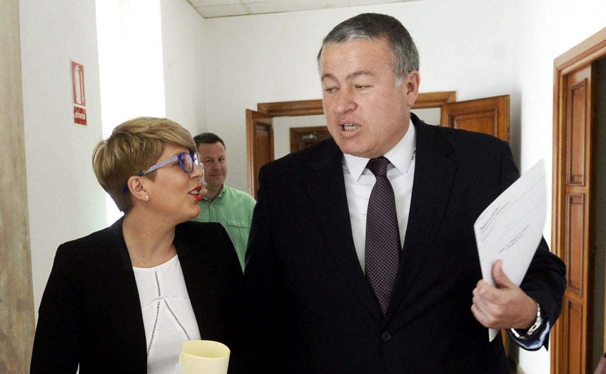 Noelia Arroyo y Francisco Bernabé en una imagen de archivo. 