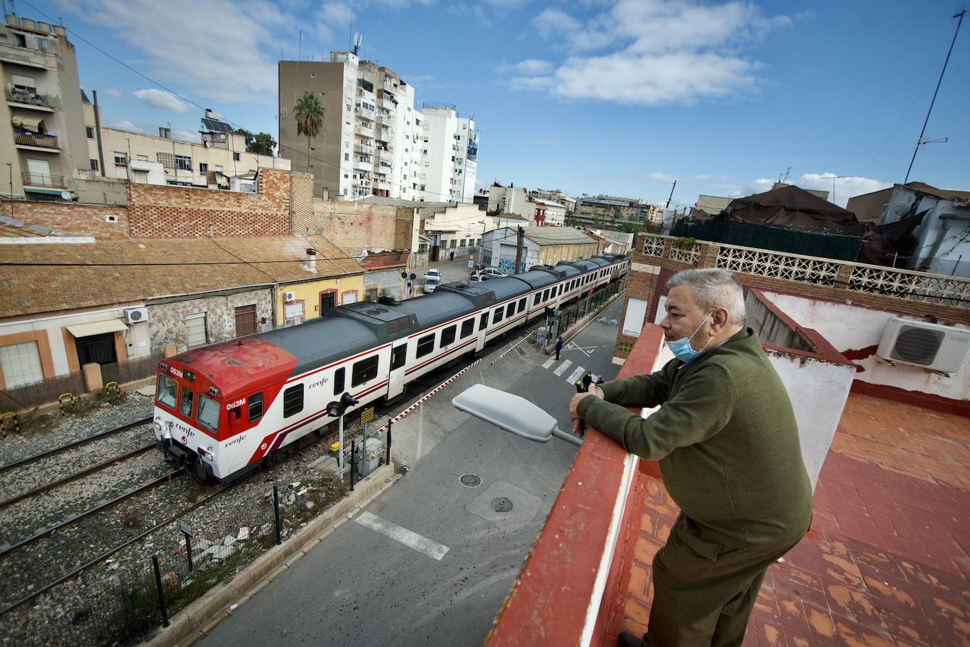 Fotos: Expropiación de viviendas junto al paso a nivel de Barriomar de Murcia
