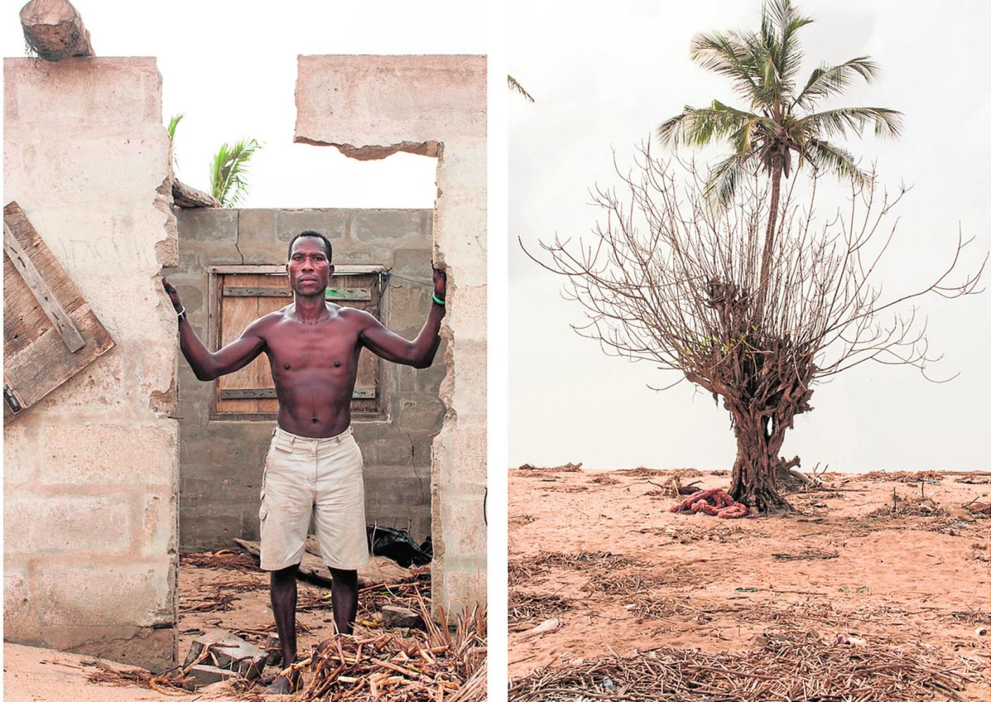 Díptico fotográfico protagonizado por Seth Zormelo, de 51 años.