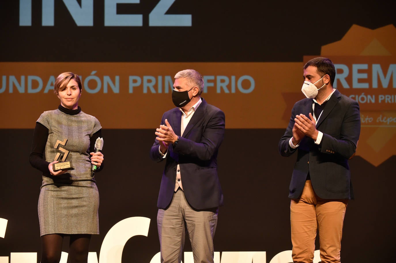 Fotos: Almagro, Martínez, Romero y Gil, premiados por su trayectoria en el Teatro Circo