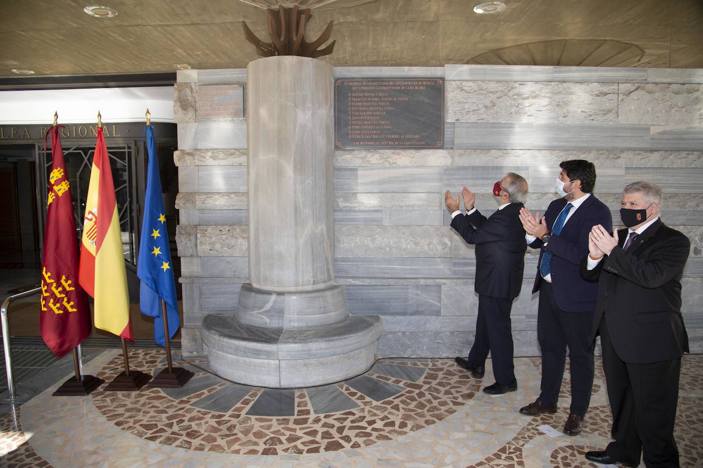 Fotos: La Asamblea Regional homenajea a diez políticos murcianos que participaron en la Constitución de 1812