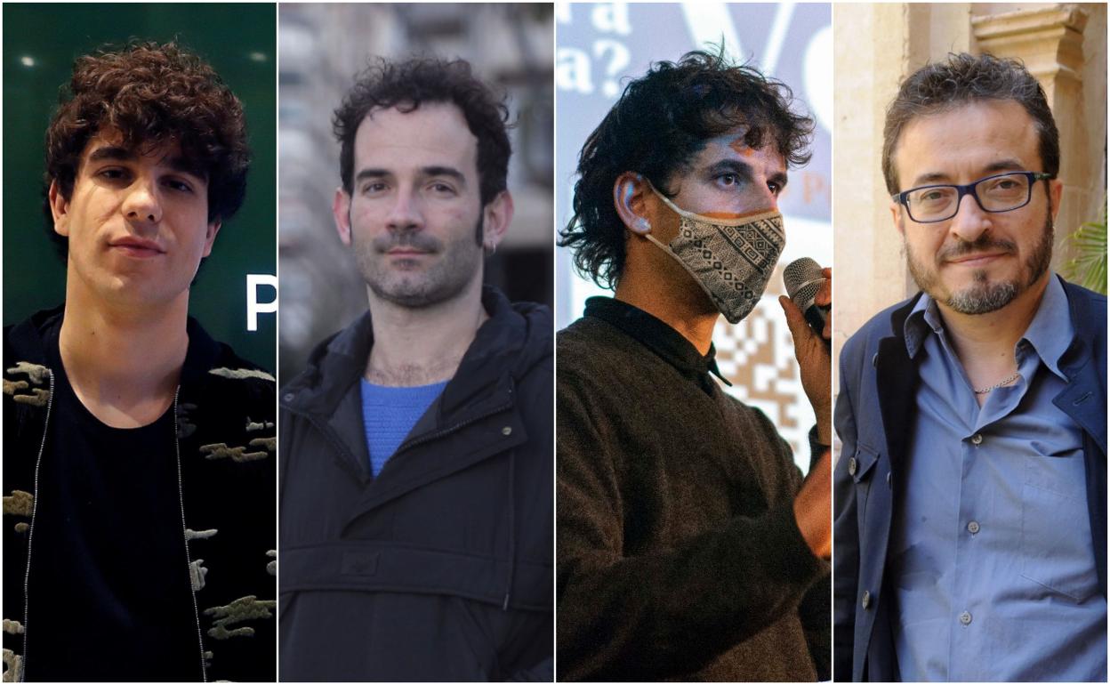 Javier Calvo, Luis López Carrasco, Raúl Liarte y Roque Baños. 