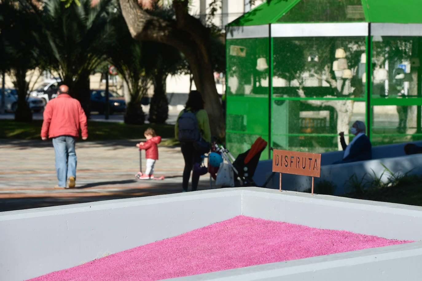 Fotos: El jardín Teniente Flomesta de Murcia estrena zonas de recreo y descanso