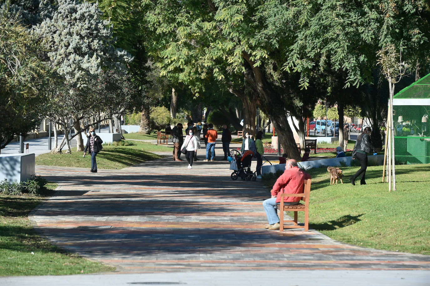 Fotos: El jardín Teniente Flomesta de Murcia estrena zonas de recreo y descanso