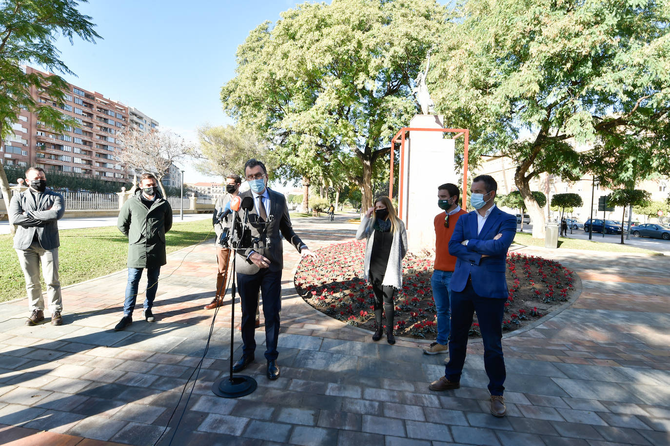 Fotos: El jardín Teniente Flomesta de Murcia estrena zonas de recreo y descanso