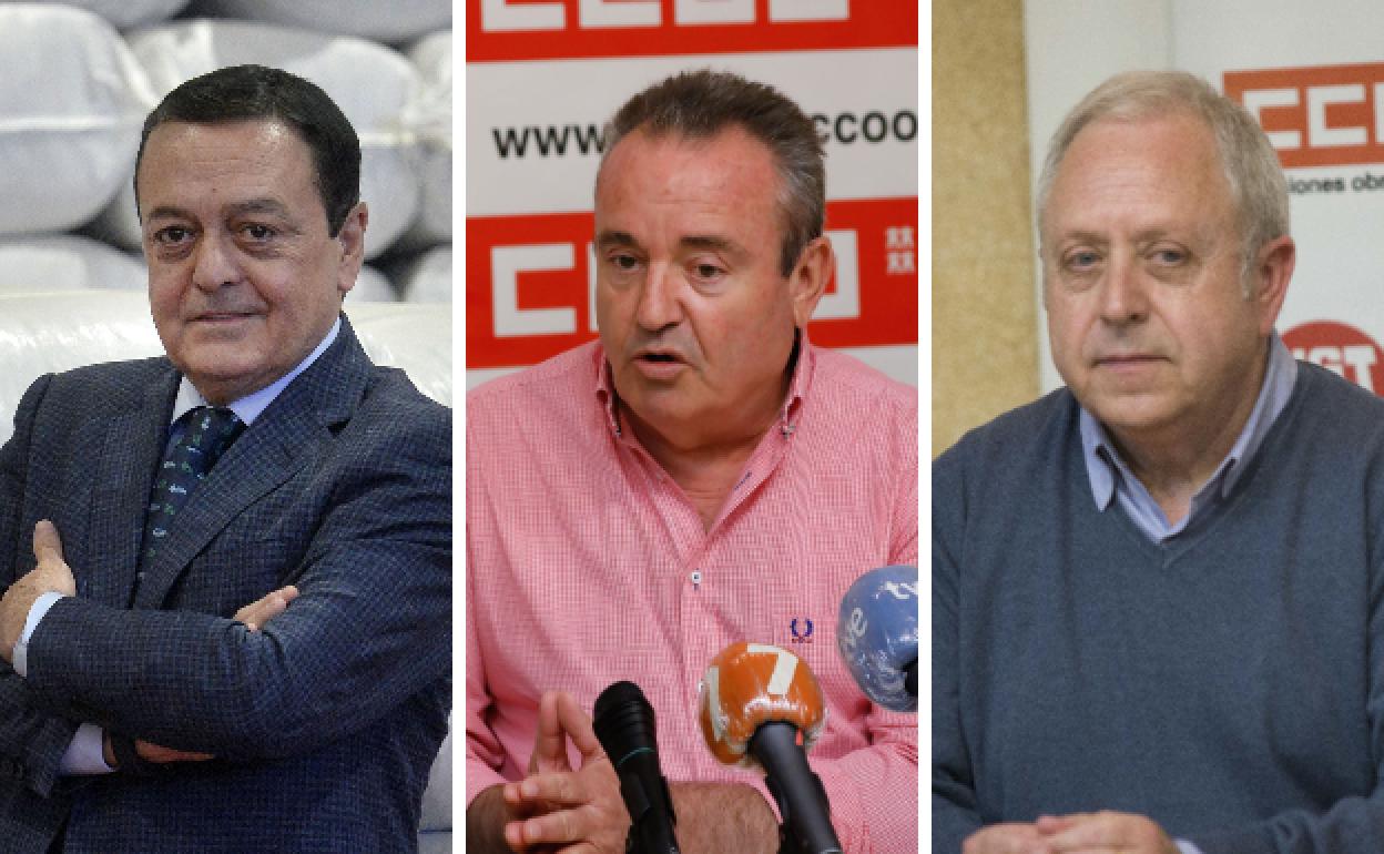 José María Albarracín, Santiago Navarro y Antonio Jiménez.