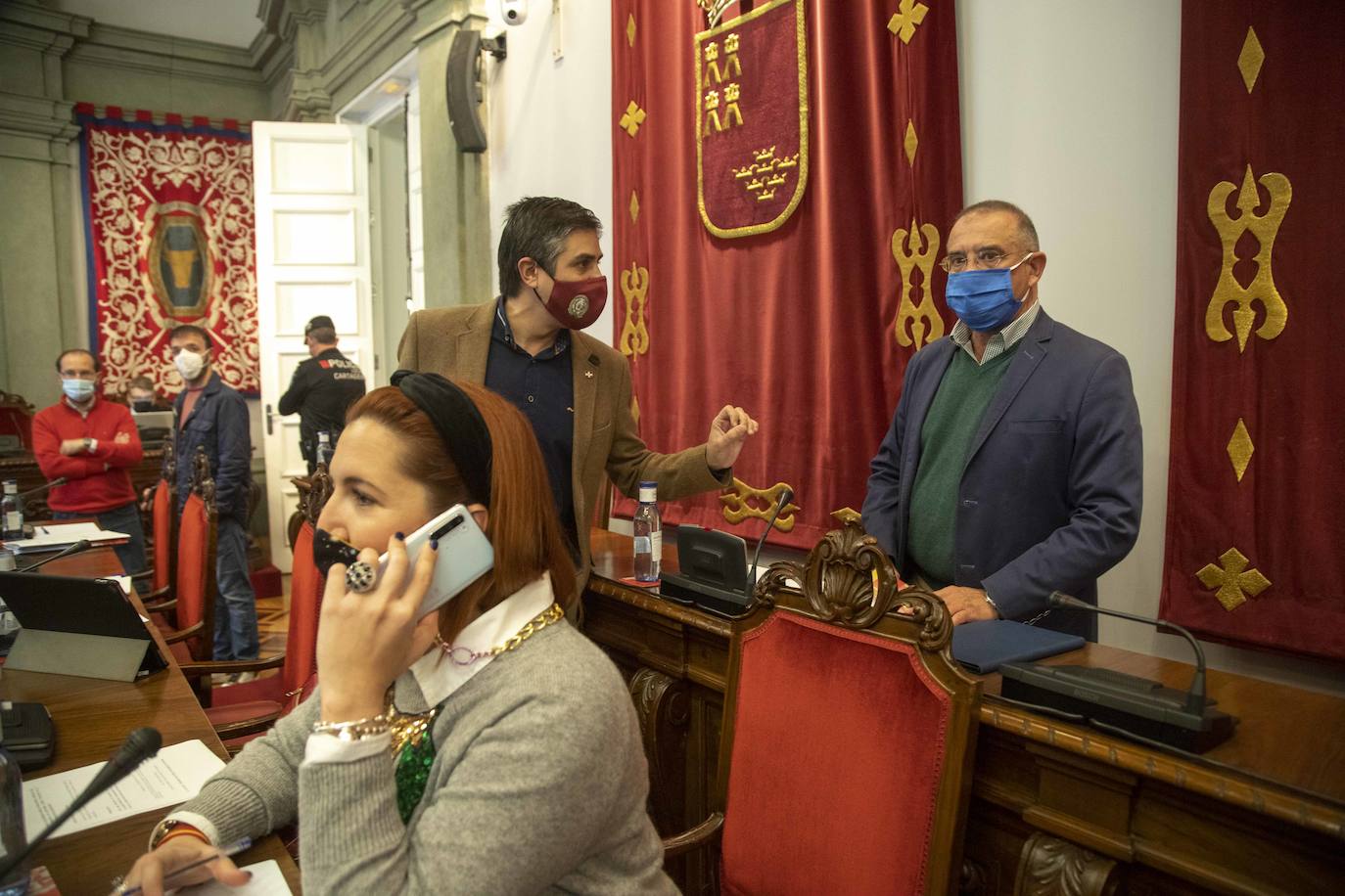 Fotos: Pleno del Ayuntamiento de Cartagena del jueves 17 de diciembrede 2020