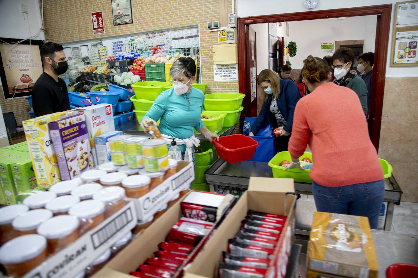 Fotos: El hambre colapsa el Buen Samaritano en Cartagena