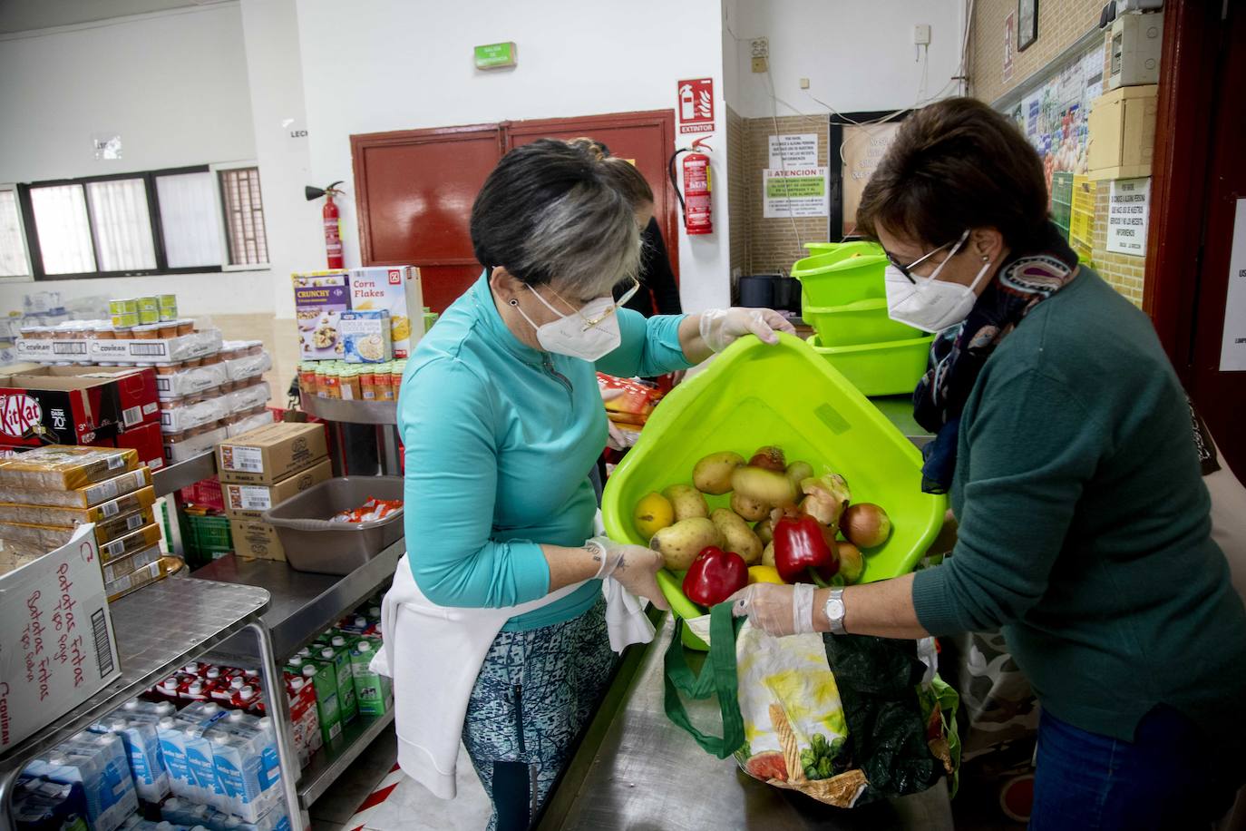 Fotos: El hambre colapsa el Buen Samaritano en Cartagena