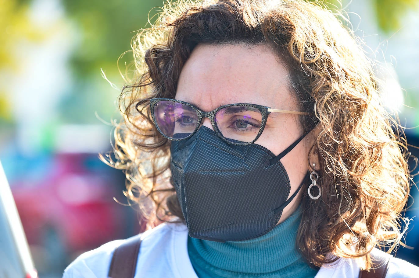 Fotos: Una manifestación con decenas de coches y bicis en Murcia exigen el refuerzo de los servicios públicos