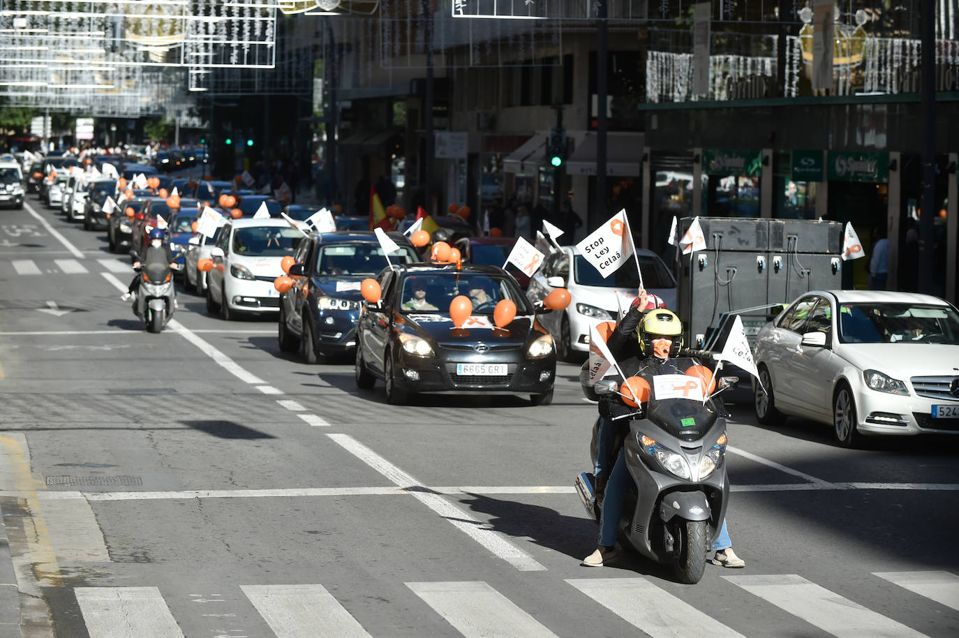 Fotos: Nueva protesta en Murcia contra la &#039;ley Celaá&#039;