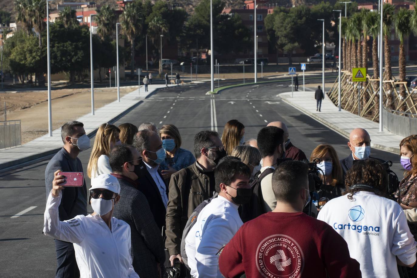 Fotos: Abre al tráfico la avenida del Cantón de Cartagena 30 años después de ser proyectada