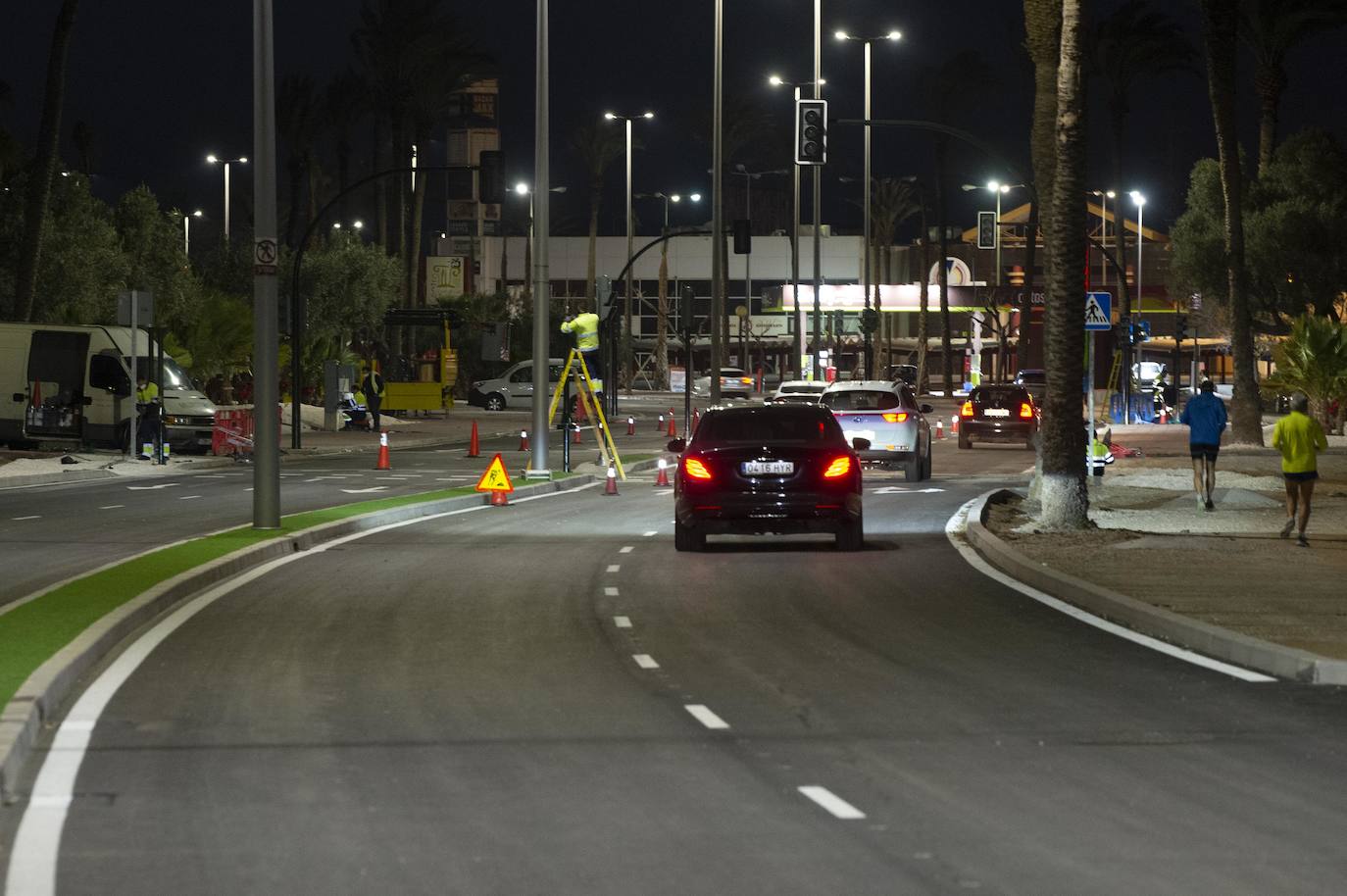 Fotos: Abre al tráfico la avenida del Cantón de Cartagena 30 años después de ser proyectada