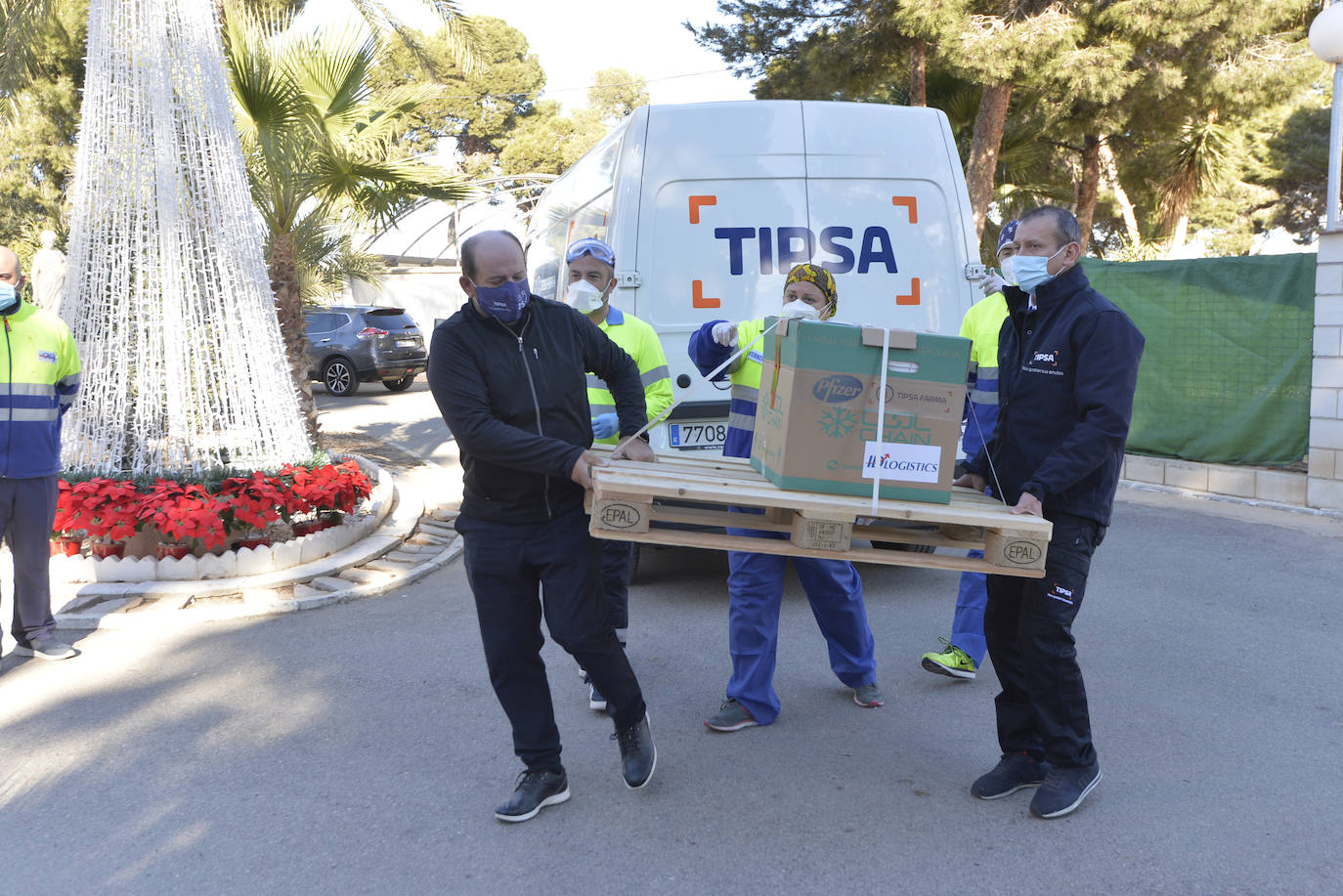 Fotos: La vacuna contra el coronavirus llega a la Región de Murcia