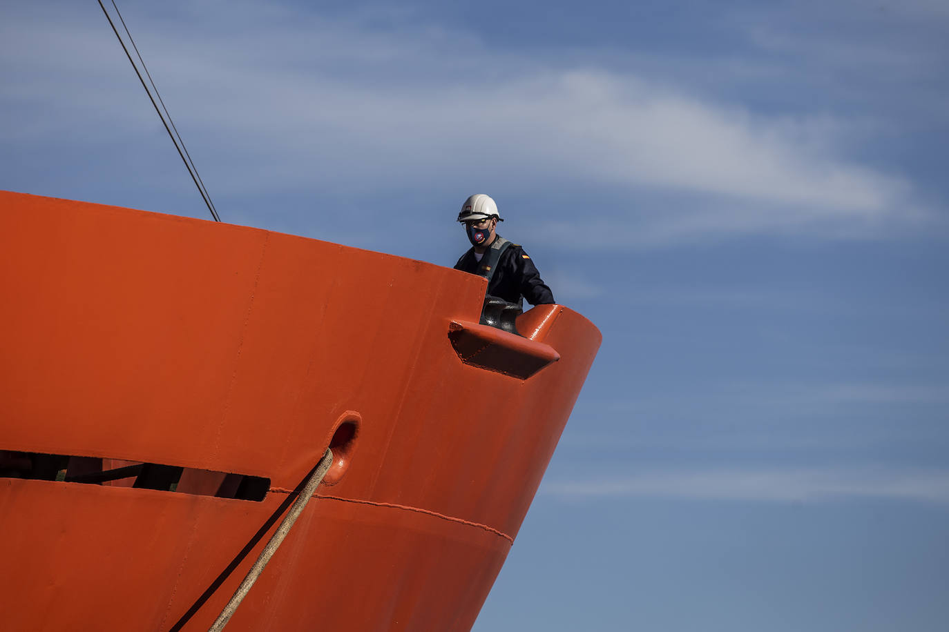 Fotos: El buque &#039;Hespérides&#039;, de la Armada Española, sale hacia la Antártida