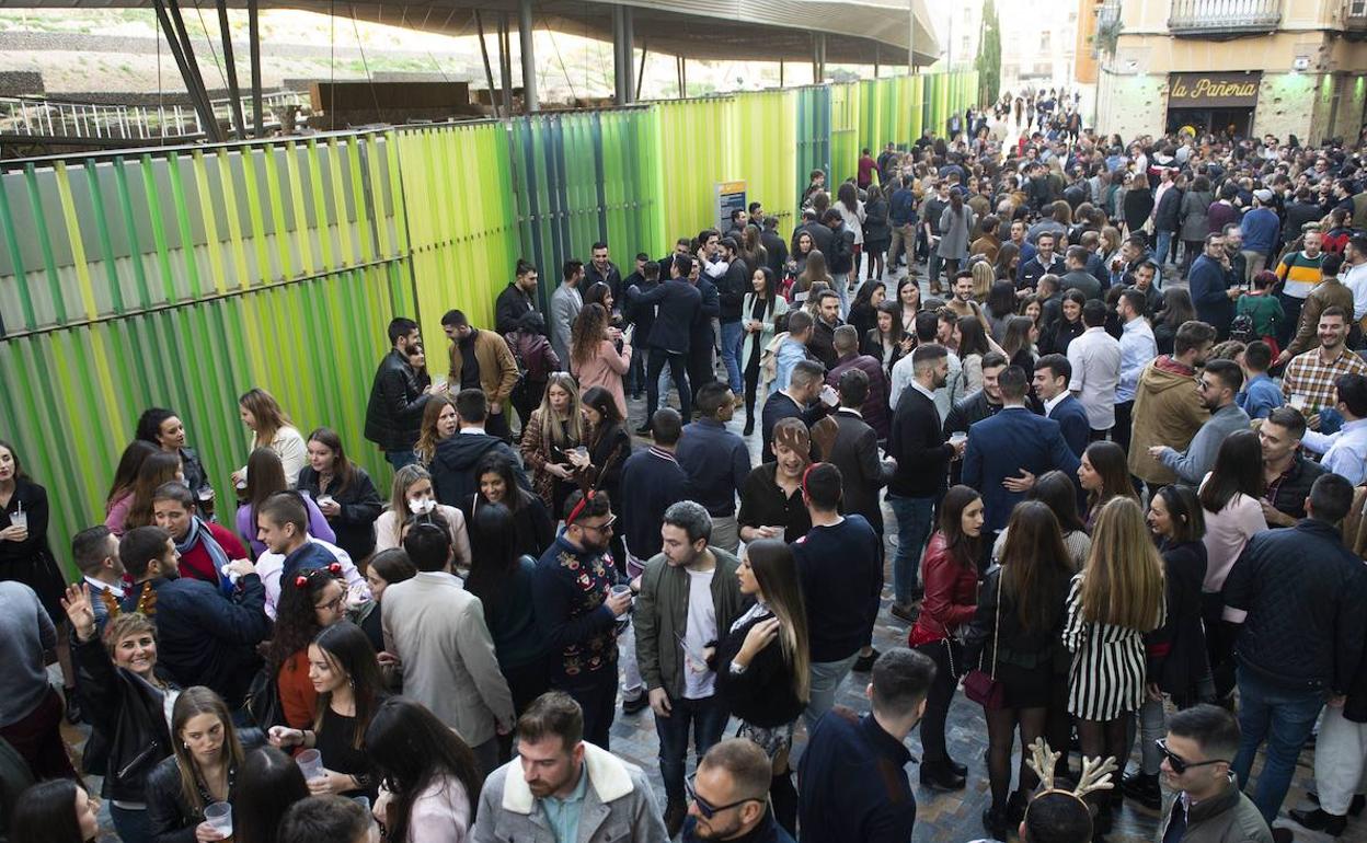 Imagen de la pasada 'tardebuena' en Cartagena. 