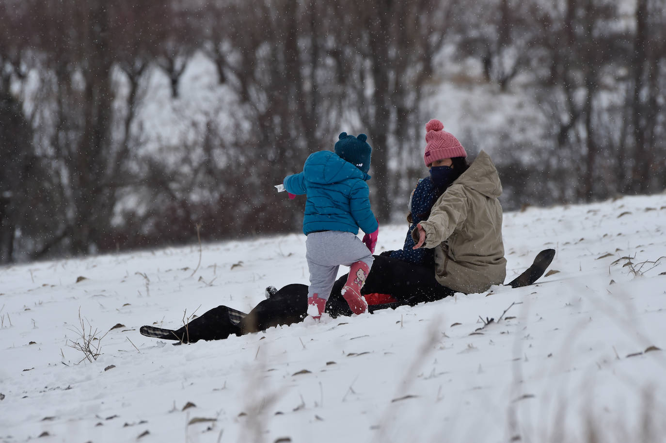 Fotos: El 2021 llega con nieve a Moratalla y Caravaca