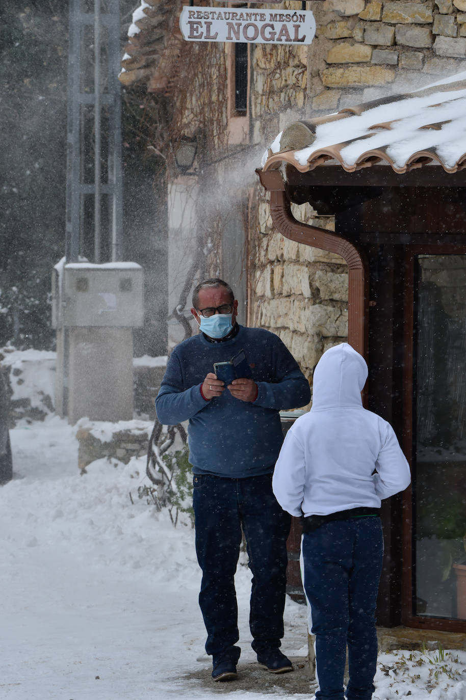 Fotos: El 2021 llega con nieve a Moratalla y Caravaca