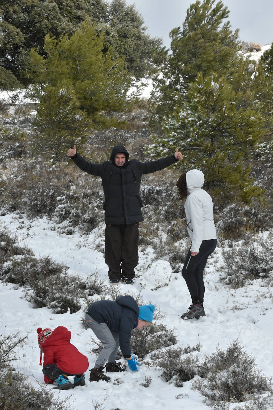 Fotos: El 2021 llega con nieve a Moratalla y Caravaca