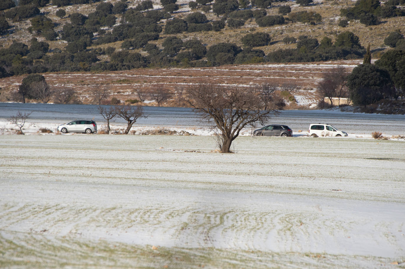 Fotos: El 2021 llega con nieve a Moratalla y Caravaca