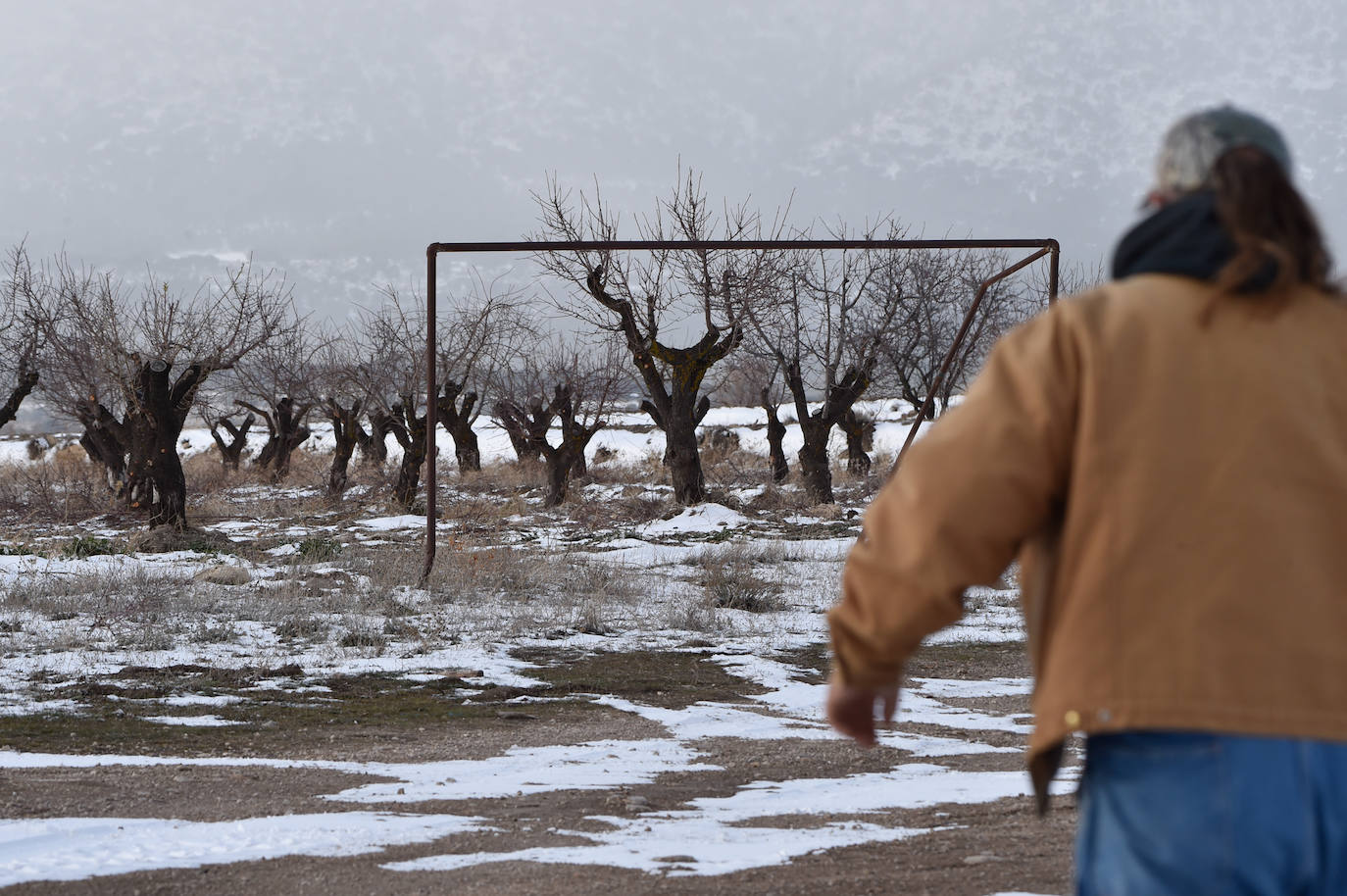 Fotos: El 2021 llega con nieve a Moratalla y Caravaca