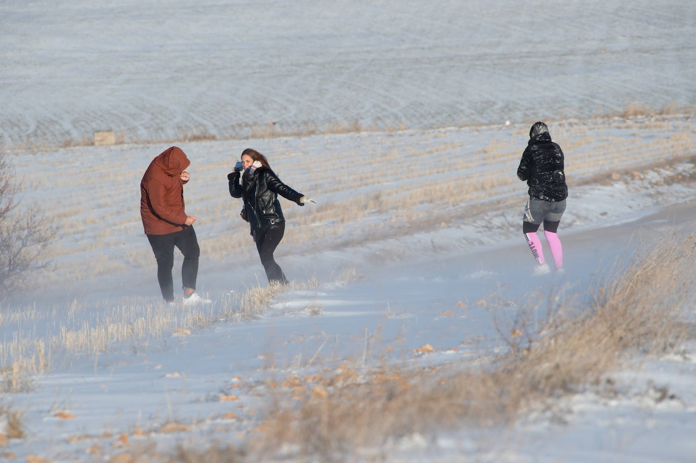 Fotos: El 2021 llega con nieve a Moratalla y Caravaca