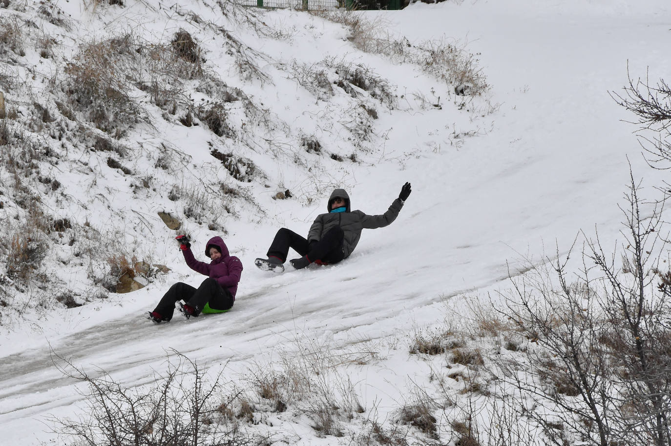 Fotos: El 2021 llega con nieve a Moratalla y Caravaca