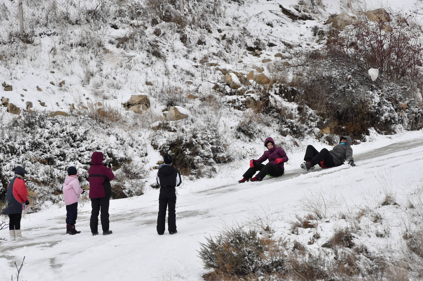 Fotos: El 2021 llega con nieve a Moratalla y Caravaca