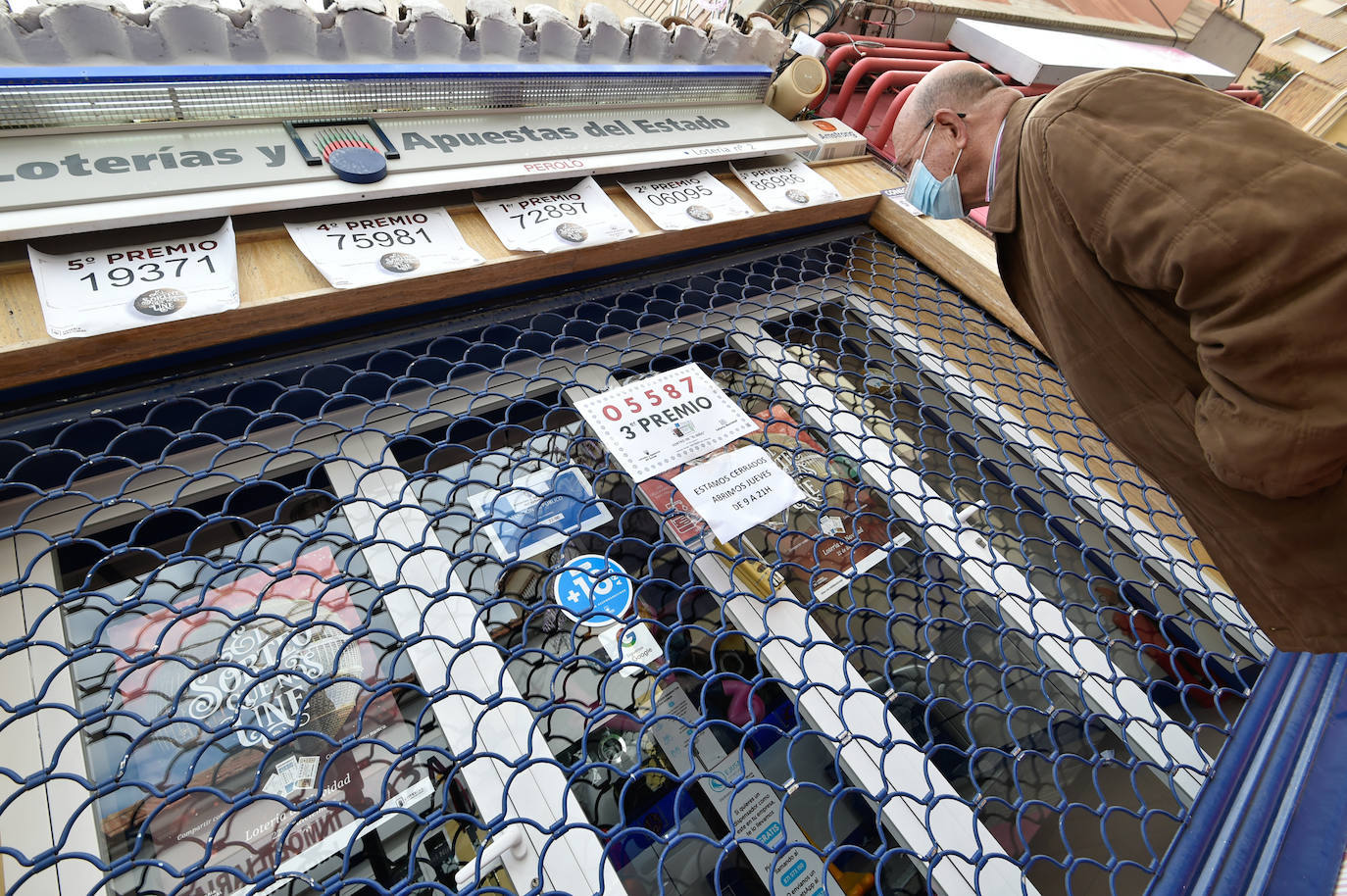 La Administración El Perolo de San Pedro del Pinatar vende el tercer premio de la Lotería del Niño 2021.