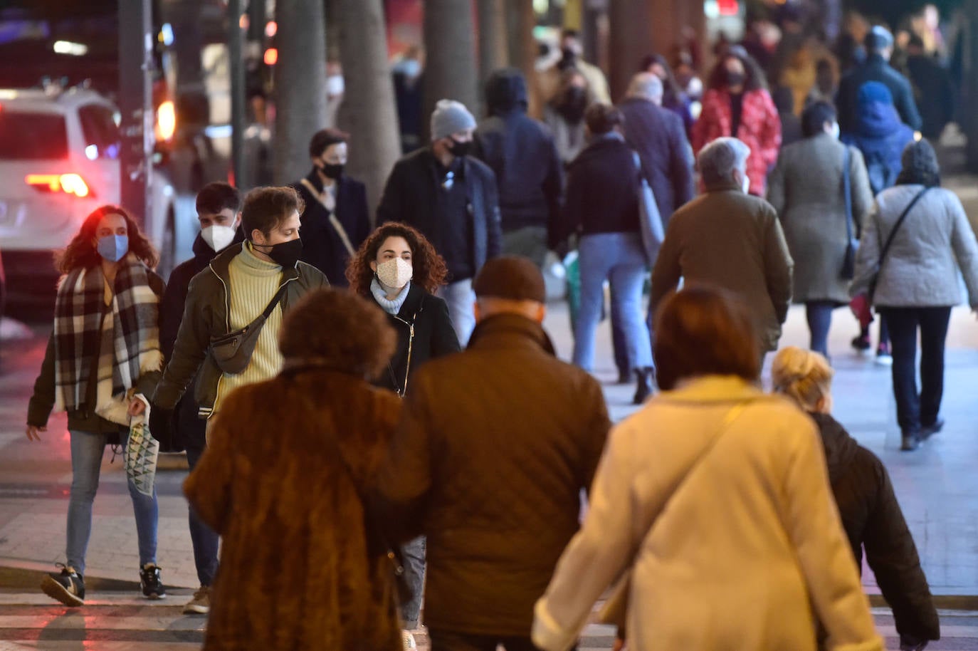 Fotos: Comercios llenos en Murcia en víspera de Reyes