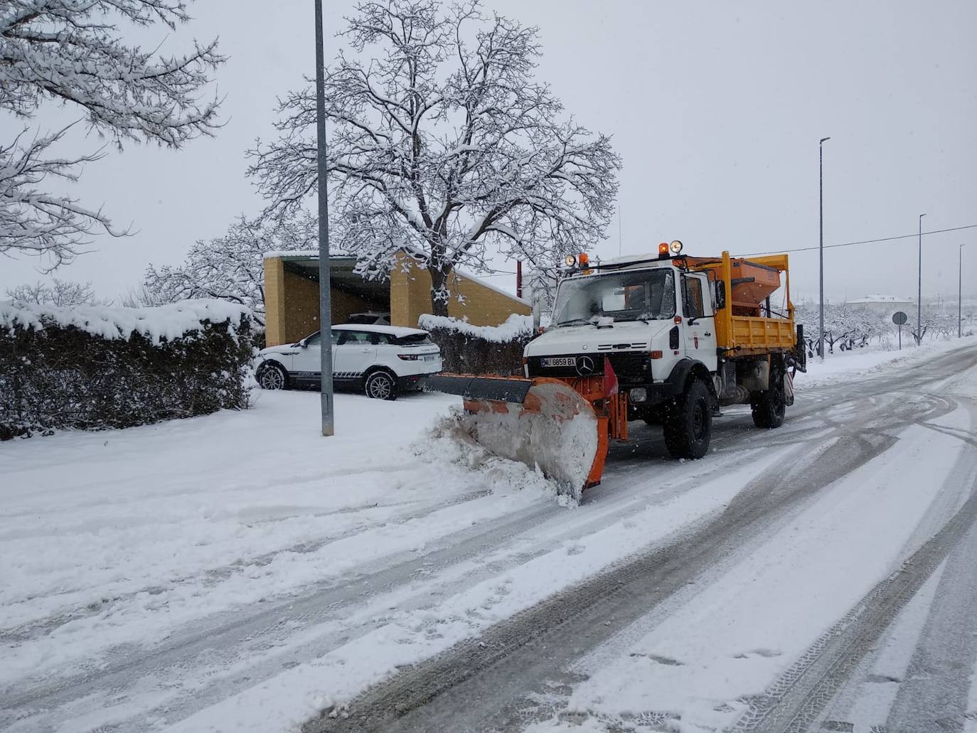 Nieve en Campo de San Juan, Caravaca. 