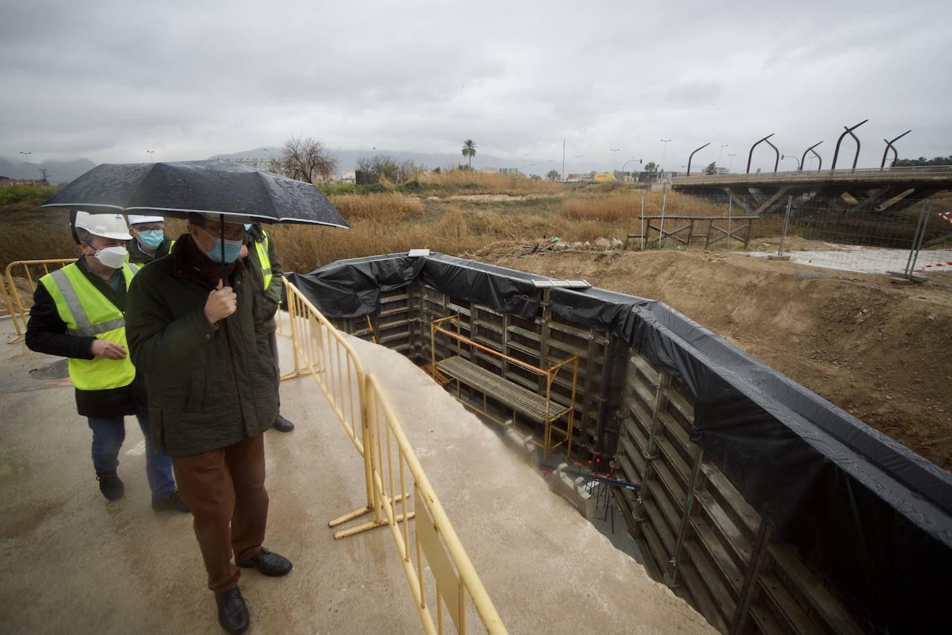 Fotos: Un nuevo colector paliará las inundaciones en el cinturón de pedanías del norte y el este de Murcia