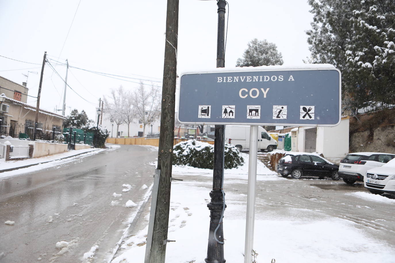 Nieve en Coy, Lorca. 