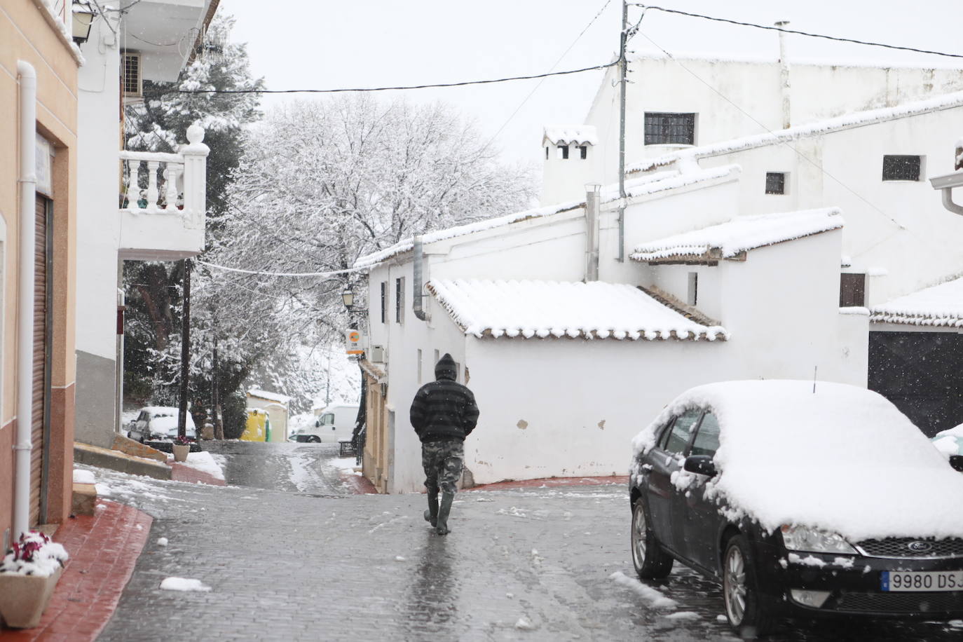 Nieve en Coy, Lorca. 