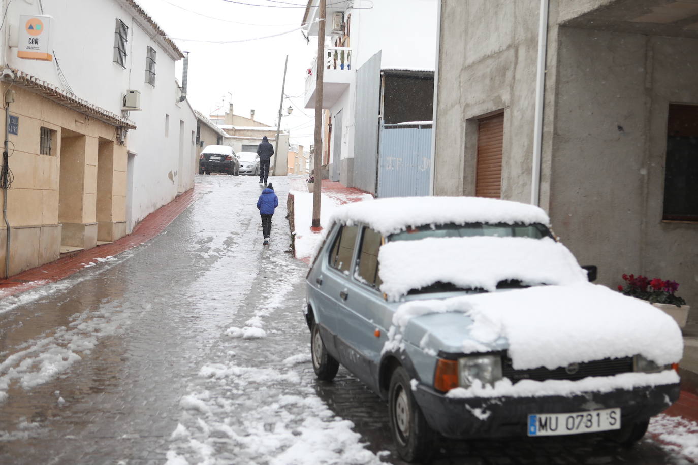 Nieve en Coy, Lorca. 