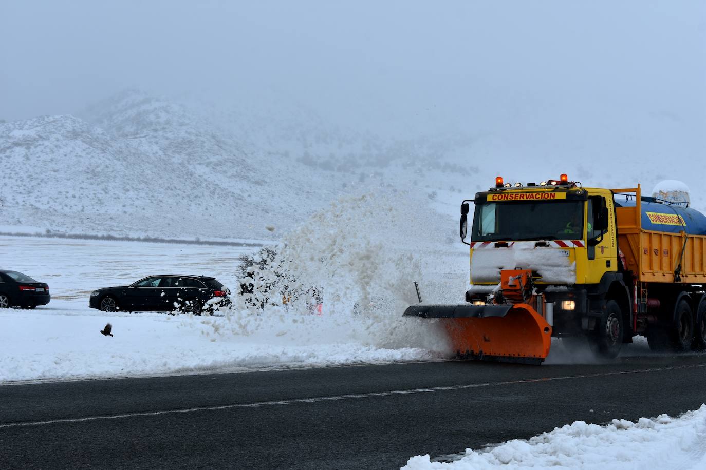 Fotos: La nieve pinta de blanco el Noroeste de la Región de Murcia