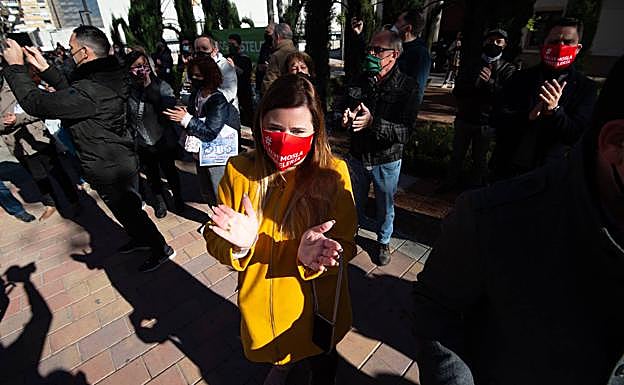 Galería. Protesta de los hosteleros en San Esteban. 