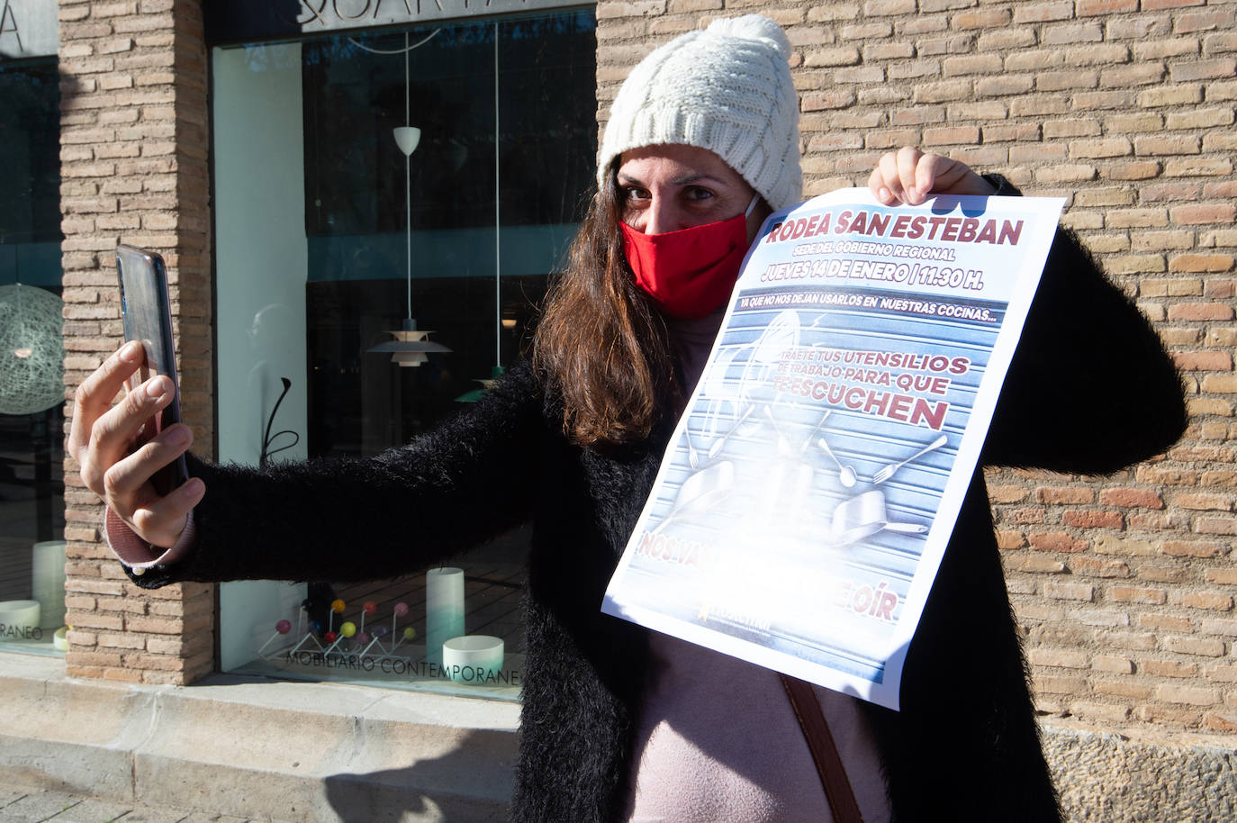 Fotos: Protesta de los hosteleros este jueves en San Esteban