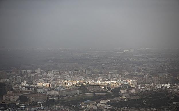 Contaminación atmosférica sobre la ciudad de Cartagena. 