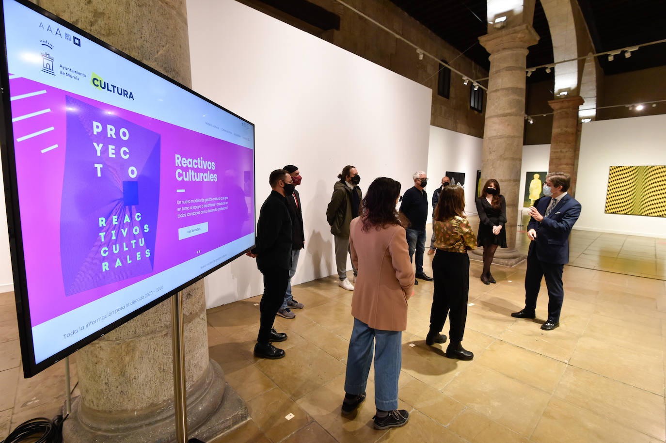 Fotos: Balance de la actividad cultural en Murcia durante 2020 y presentación de la nueva web de Cultura