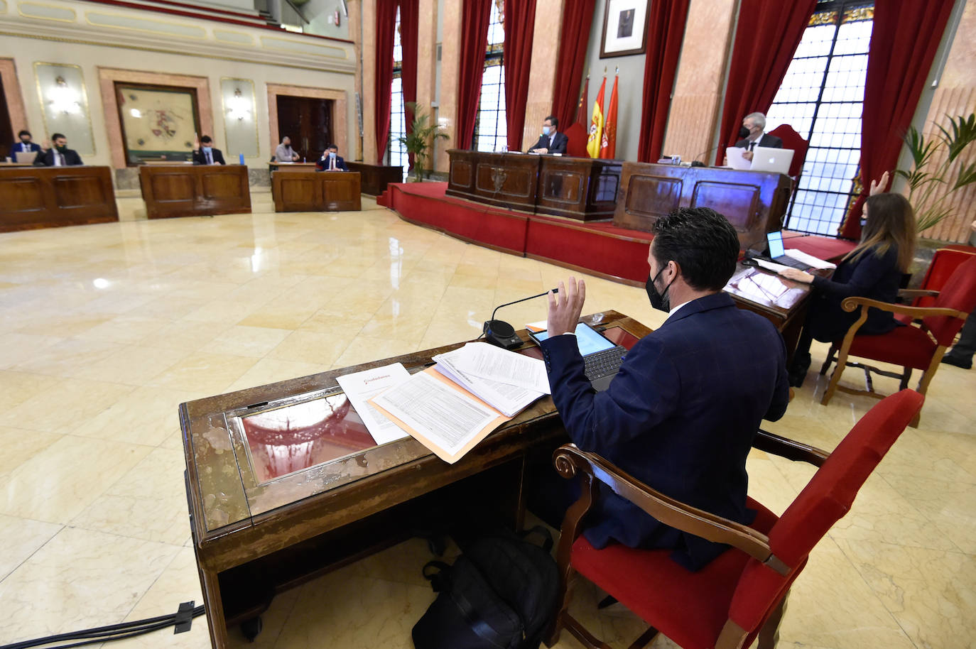 Fotos: Pleno del Ayuntamiento de Murcia del jueves 28 de enero