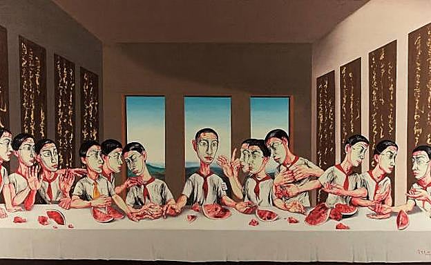 Zheng Fanzhi. 'La última cena'.