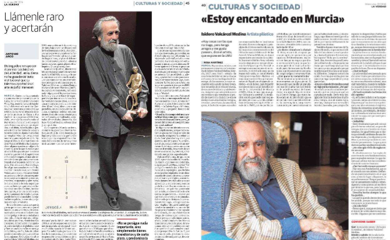 09/10/15 21/09/16 «Igual que se destruye el medio ambiente de una forma disparatada, y no digamos ya en Murcia, se destruye también la cuestión del pensamiento», declaró en 2016. 