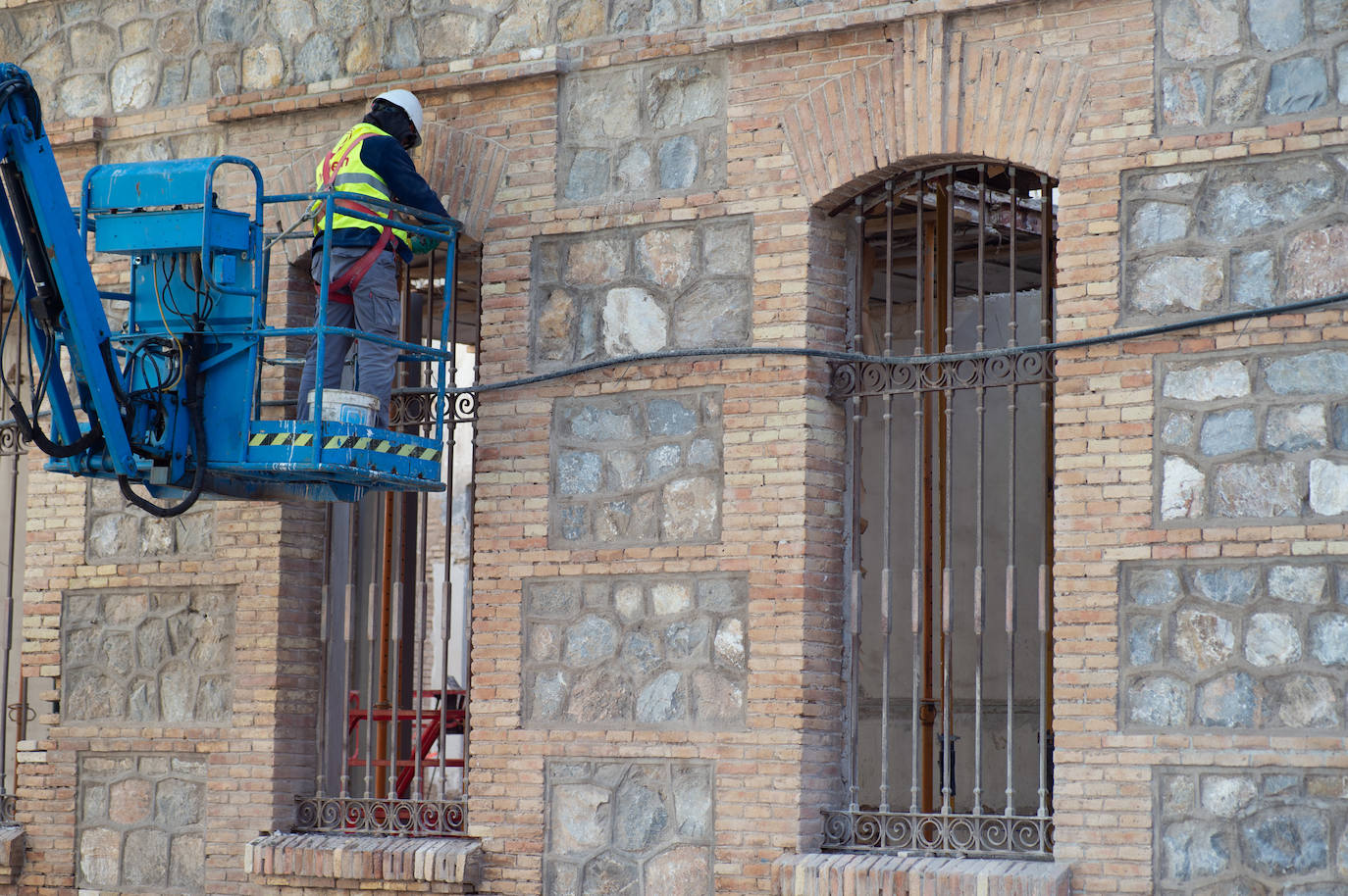 Fotos: La corporación municipal visita las obras de la Cárcel Vieja de Murcia