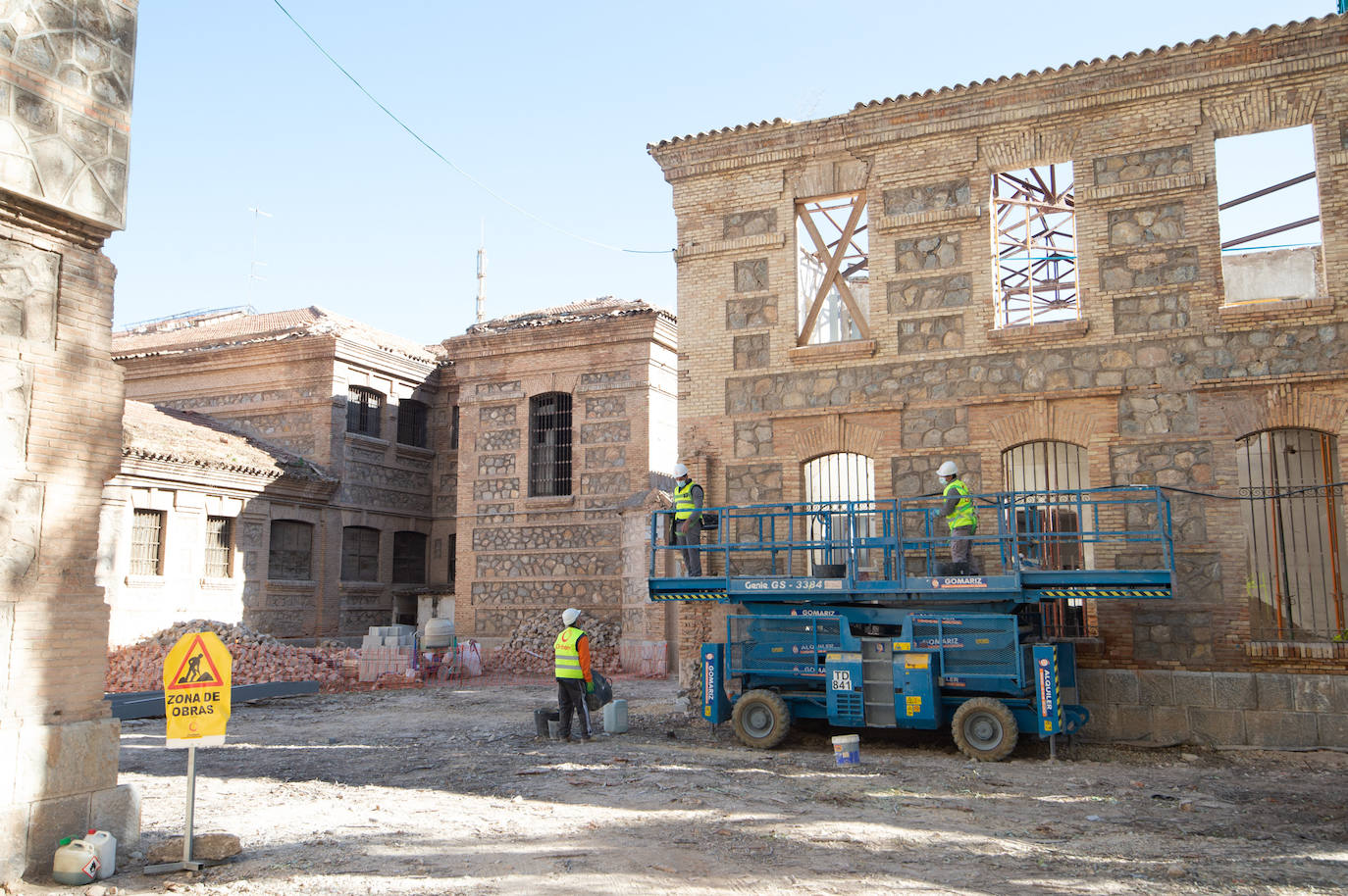 Fotos: La corporación municipal visita las obras de la Cárcel Vieja de Murcia