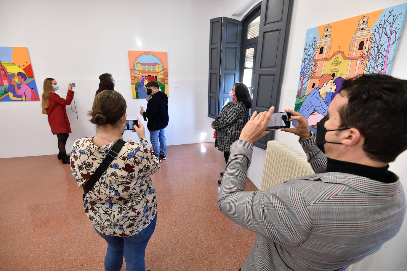 Fotos: El LAC se llena de besos para celebrar el Día de San Valentín
