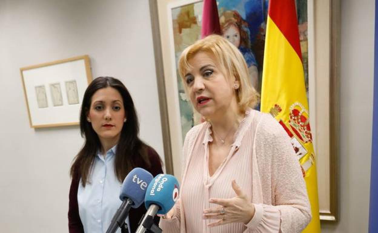 La senadora del PP en la Región de Murcia, Violante Tomás, en una imagen de archivo.