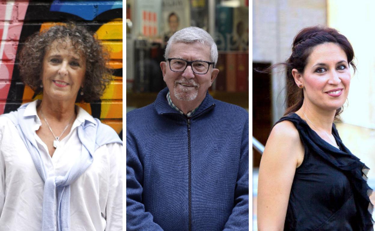 Lola López Mondéjar, Francisco Torres Monreal y Mª Ángeles Zapata