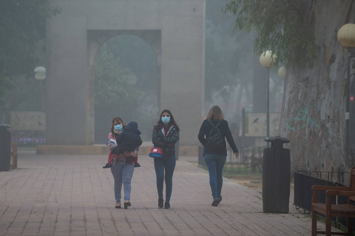 Fotos: Murcia amanece cubierta de niebla